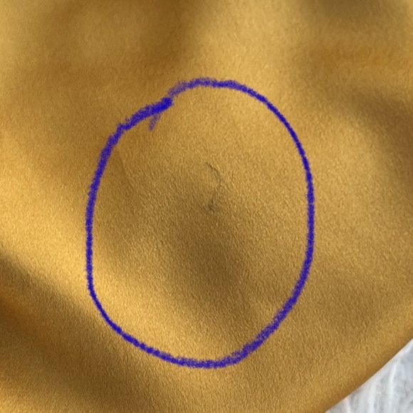 NOS Victoria’s Secret vintage gold label silk mustard pajama sleep shirt Sm READ - Picture 9 of 11